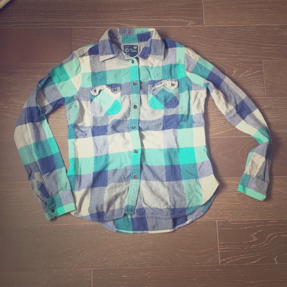 Plaid Flannel Button Up